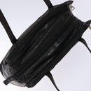 PRADA Shoulder Bag Leather Black Silver Auth bs28222-6