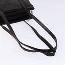 PRADA Shoulder Bag Leather Black Silver Auth bs28222-7