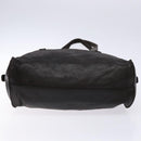 PRADA Shoulder Bag Leather Black Silver Auth bs28222-5