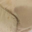 PRADA Hand Bag Nylon Beige Silver Auth bs28225-14