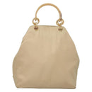 PRADA Hand Bag Nylon Beige Silver Auth bs28225-2