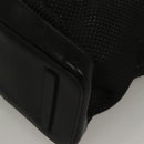 PRADA Tote Bag Nylon Black Silver Auth bs28227-14
