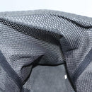 PRADA Tote Bag Nylon Black Silver Auth bs28227-18