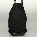 PRADA Tote Bag Nylon Black Silver Auth bs28227-3