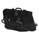 PRADA Garment Cover Nylon Black Silver Auth bs28232-1