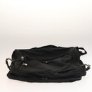 PRADA Garment Cover Nylon Black Silver Auth bs28232-5