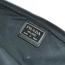 PRADA Garment Cover Nylon Black Silver Auth bs28232-29