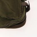 PRADA Garment Cover Nylon Khaki Silver Auth bs28233-14