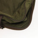 PRADA Garment Cover Nylon Khaki Silver Auth bs28233-15