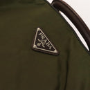 PRADA Garment Cover Nylon Khaki Silver Auth bs28233-16
