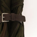 PRADA Garment Cover Nylon Khaki Silver Auth bs28233-17