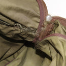 PRADA Garment Cover Nylon Khaki Silver Auth bs28233-21