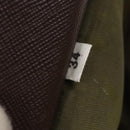 PRADA Garment Cover Nylon Khaki Silver Auth bs28233-26