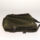 PRADA Garment Cover Nylon Khaki Silver Auth bs28233-4