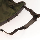 PRADA Garment Cover Nylon Khaki Silver Auth bs28233-7