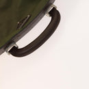 PRADA Garment Cover Nylon Khaki Silver Auth bs28233-9