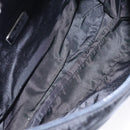 PRADA Shoulder Bag Nylon Black Silver Auth bs28236-18