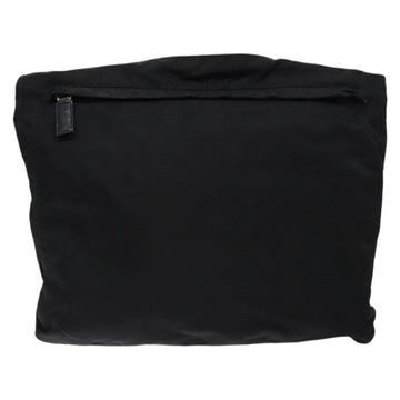 PRADA Shoulder Bag Nylon Black Silver Auth bs28236 - 0