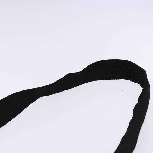 PRADA Shoulder Bag Nylon Black Silver Auth bs28236