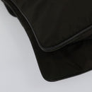 PRADA Shoulder Bag Nylon Khaki Gold Auth bs28237-16