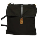 PRADA Shoulder Bag Nylon Khaki Gold Auth bs28237-13