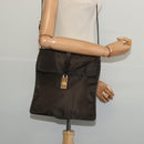 PRADA Shoulder Bag Nylon Khaki Gold Auth bs28237-23