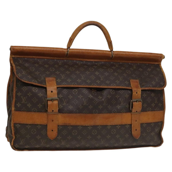 LOUIS VUITTON Monogram Game Meat Boston Bag M58120 LV Auth bs28243