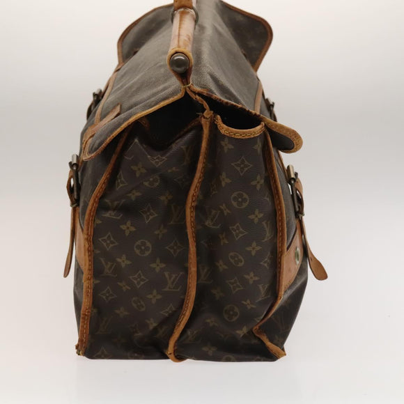 LOUIS VUITTON Monogram Game Meat Boston Bag M58120 LV Auth bs28243