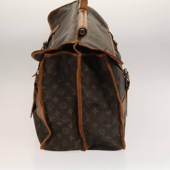 LOUIS VUITTON Monogram Game Meat Boston Bag M58120 LV Auth bs28243