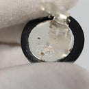 CHANEL Earring Plastic Black CC Auth bs28248-5