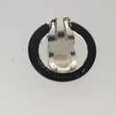 CHANEL Earring Plastic Black CC Auth bs28248-7