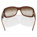 CHANEL Sunglasses Plastic Brown CC Auth bs28249-3