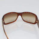 CHANEL Sunglasses Plastic Brown CC Auth bs28249-8