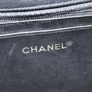 CHANEL Matelasse Chain Shoulder Bag Lamb Skin Black Gold CC Auth bs28257-19