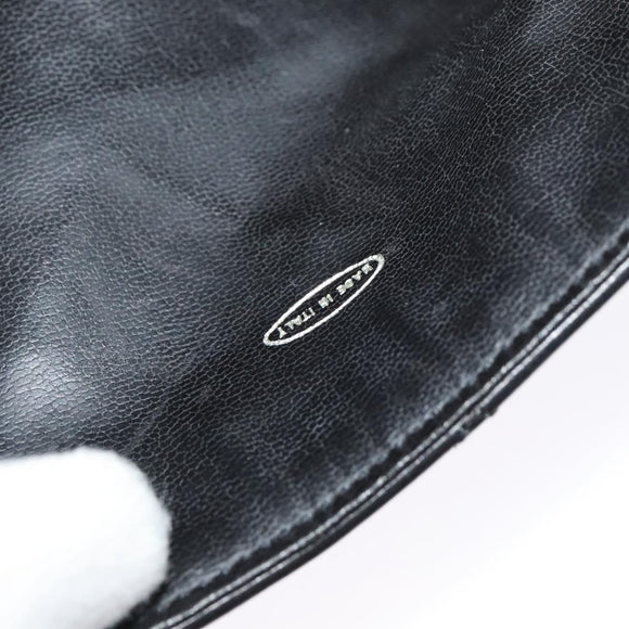 CHANEL Matelasse Chain Shoulder Bag Lamb Skin Black Gold CC Auth bs28257