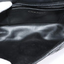 CHANEL Matelasse Chain Shoulder Bag Lamb Skin Black Gold CC Auth bs28257-10