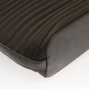 GUCCI Bamboo Hand Bag Nylon Leather 2way Brown Silver 000 1998 0588 Auth bs28273-9