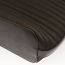 GUCCI Bamboo Hand Bag Nylon Leather 2way Brown Silver 000 1998 0588 Auth bs28273-18