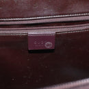GUCCI Shoulder Bag Enamel Outlet Purple 001 3091 3754 Auth bs28276-15