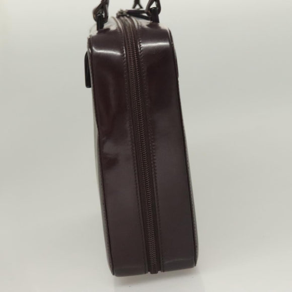 GUCCI Shoulder Bag Enamel Outlet Purple 001 3091 3754 Auth bs28276