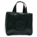 GUCCI Hand Bag Enamel Green Silver 000 1013 0504 Auth bs28278-1