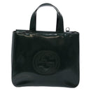 GUCCI Hand Bag Enamel Green Silver 000 1013 0504 Auth bs28278-2