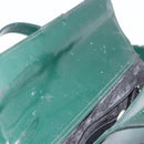 GUCCI Hand Bag Enamel Green Silver 000 1013 0504 Auth bs28278-21