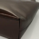 GUCCI Shoulder Bag Enamel Brown Silver 001 2058 3021 Auth bs28279-15