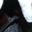 GUCCI Shoulder Bag Enamel Brown Silver 001 2058 3021 Auth bs28279-10