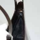 GUCCI Shoulder Bag Enamel Brown Silver 001 2058 3021 Auth bs28279-19