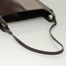 GUCCI Shoulder Bag Enamel Brown Silver 001 2058 3021 Auth bs28279-7
