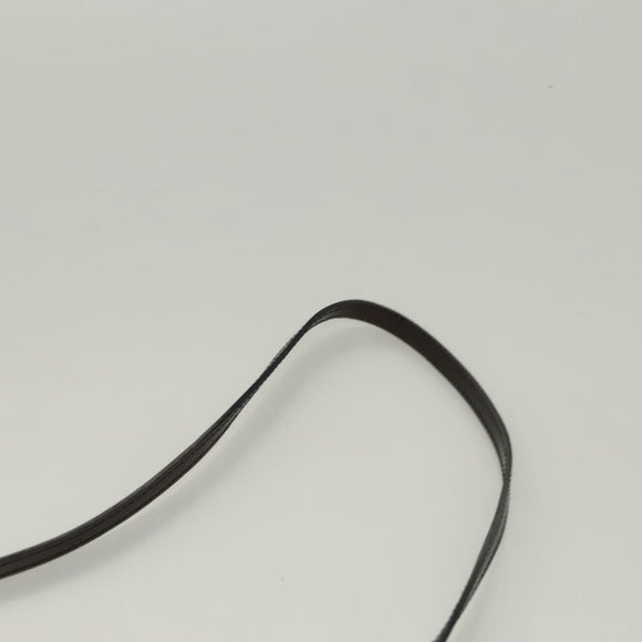 GUCCI Shoulder Bag Enamel Brown Silver 001 2058 3021 Auth bs28279