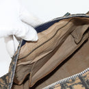 Christian Dior Trotter Canvas Boston Bag Navy Silver Auth bs28283-21