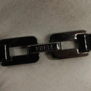 FENDI Tote Bag Wool Gray Silver Auth bs28290-18